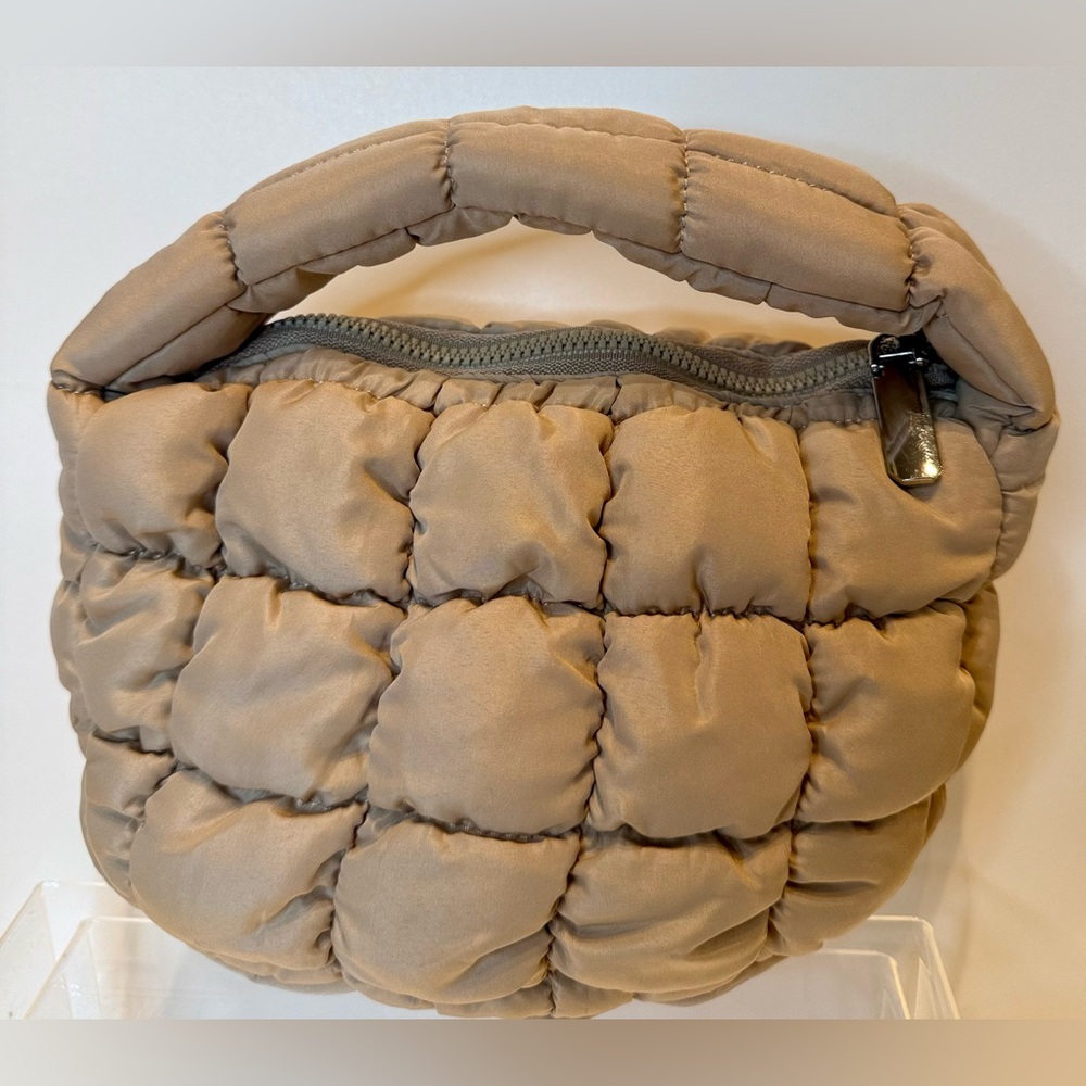 Tan Quilted Women's Bag